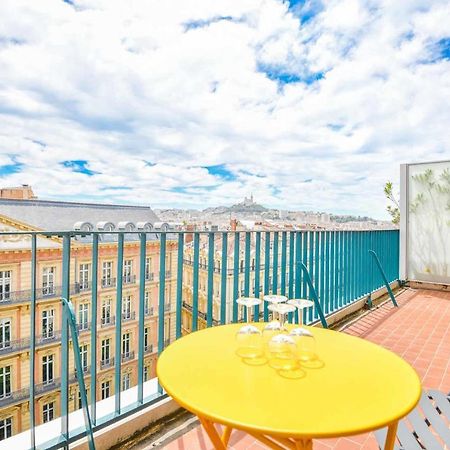 La Canebiere - Appart 2 Chambres Avec Terrasse Marselha Exterior foto